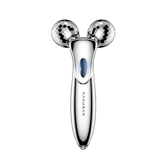 Electric Dual Ball Facial Massage Roller with EMS