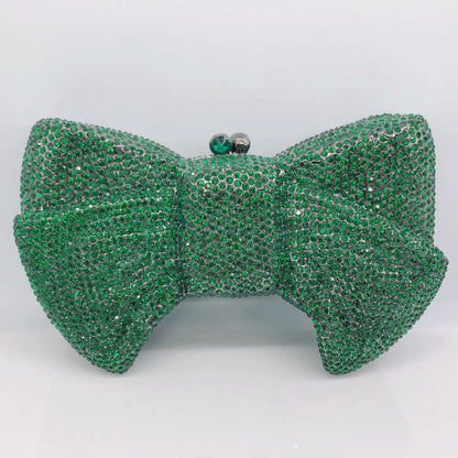 2021 New Rhinestone Bow Evening Clutch Bag for Women