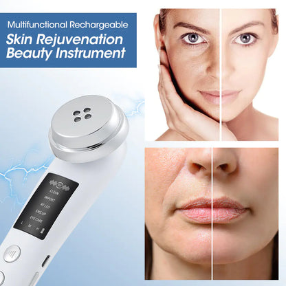 Cross-Border Facial Beauty Device with 5 Modes and Microcurrent