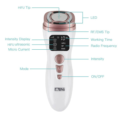 Mini HIFU RF Ultrasound Sculpting Beauty Device
